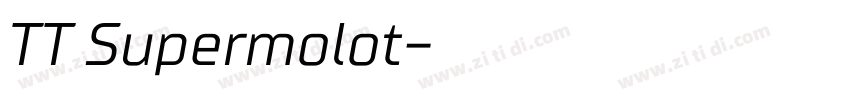TT Supermolot字体转换